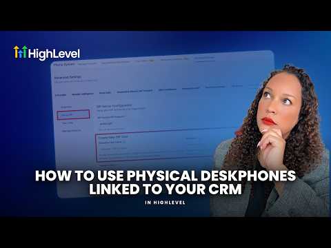 VoIP Desk Phone Integration for HighLevel CRM Calls