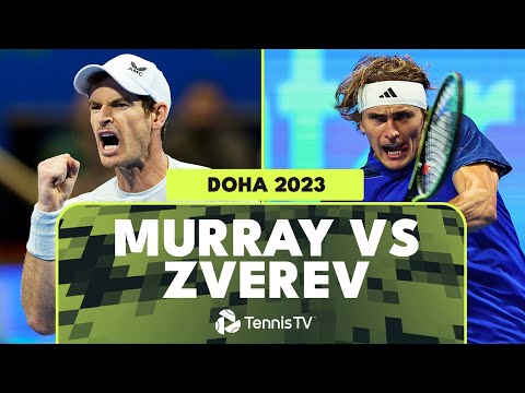 Andy Murray vs Alexander Zverev THRILLER! | Doha 2023 Extended Highlights