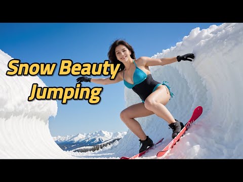 [AI Journey] Snow Beauty Jumping   #AIJourney #SnowBeauty #Jumping