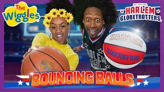 Bouncing Balls 🏀 The Wiggles feat. Harlem Globetrotters 🎶 Fun Basketball Song for Kids