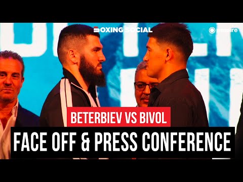 Artur beterbiev vs. Dmitry bivol | full intense press conference & face off