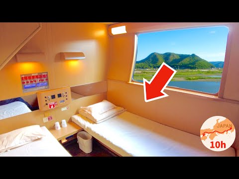 Overnight Sleeper Train in Japan 😴 Twin Room Experience 🛏 10 Hour Trip from TOKYO Solo Travel Vlog