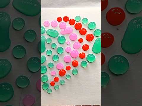 Giọt nước kim cương 💎💧 | Thiết kế nghệ thuật lấp lánh #shorts #satisfying #viral