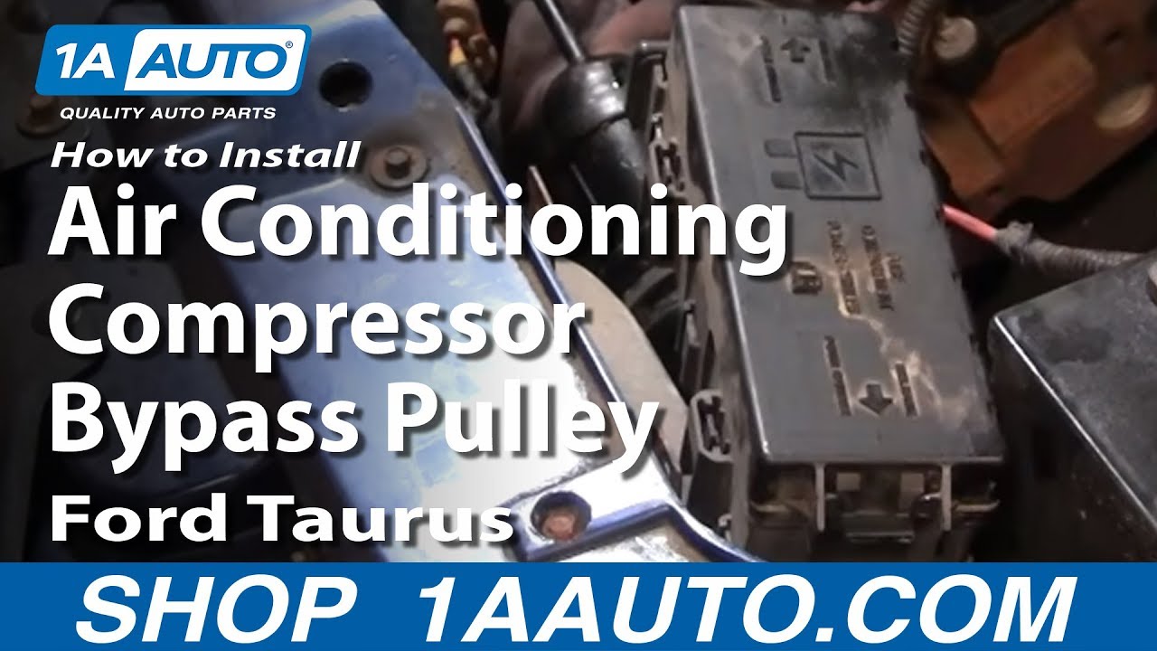 How to change ac compressor in 2001 ford taurus #10