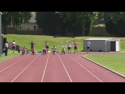 100m men A string Southern Athletics League at Tonbridge 22052022