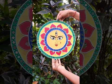 maa durga mandala art 🎨#shorts #jaymaadurga #art#viralshort