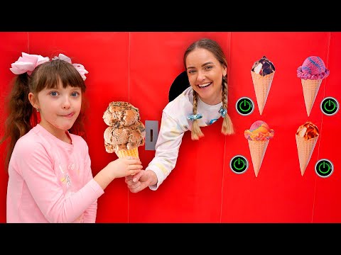 Mom's Ice Cream Truck Story | Kids Ksysha and Niki help their mom