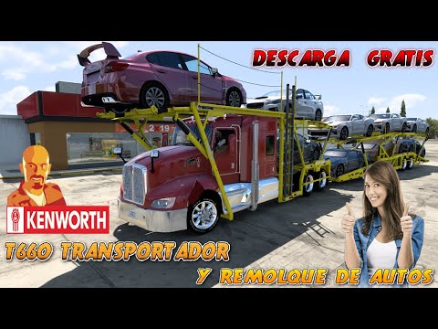 KENWORTH T660 CAR HAULER v1.2 ATS 1.51.x