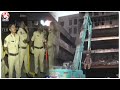 Deccan Mall Building Demolition Started, Again Fire Engulfed In Building | V6 News
