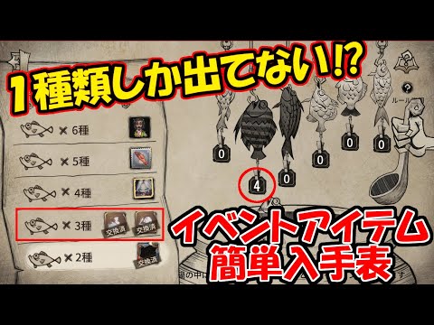 【第五人格】今期イベントのエモートを取りたいのに魚がダブりまくる！そんなあなたに朗報です！【IdentityⅤ】