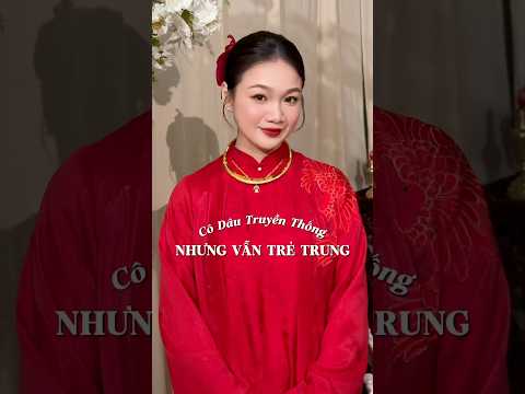 Cô dâu Việt Nam tone đỏ truyền thống 🪭 #nynguyenmakeup #wedding