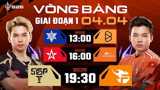 SPN vs BOX | 1S vs FPL | SGP vs FPT | GIAI ĐOẠN 1 - LƯỢT VỀ | ĐTDV MÙA XUÂN 2026 (NGÀY 04/04)