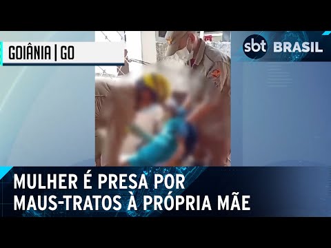 Filha é presa por maltratar e explorar financeiramente mãe de 91 anos | SBT Brasil (05/06/24)