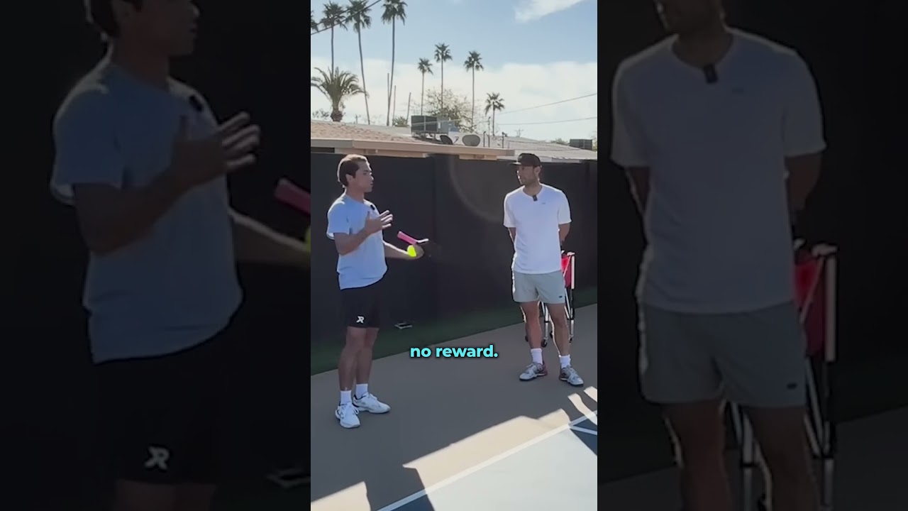 Zane: "I don't believe that placement matters on a serve." 😳 Find out why