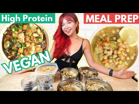 High Protein Vegan MEAL PREP For FITNESS!