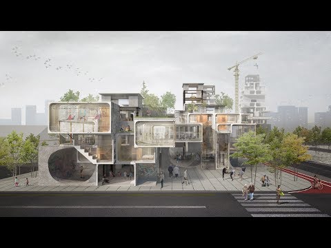 Affordable homes would be deliberately unfinished in proposal by Lianjie Wu | Architecture | Dezeen