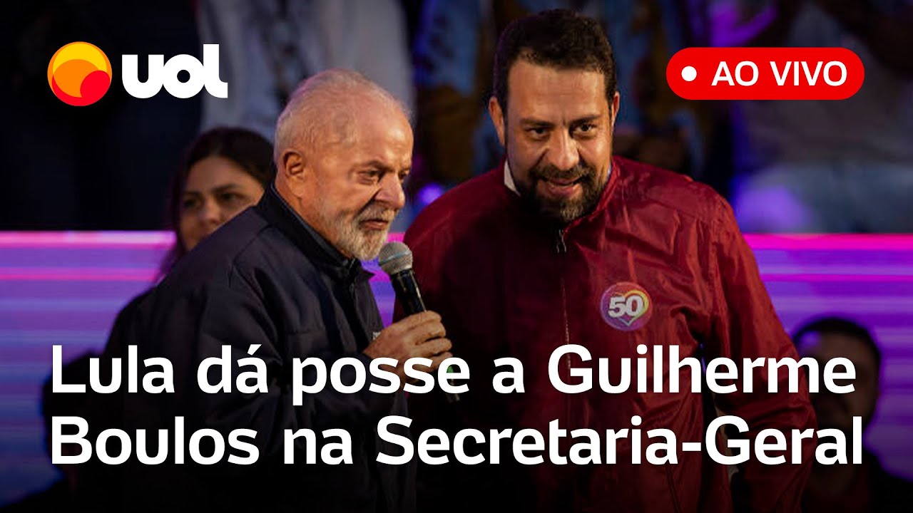 Lula dá posse a Guilherme Boulos como ministro da Secretaria-Geral da Presidência da República