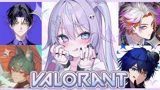 【 Valorant 】練習カスタム！ w/ 麻倉シノ、八神ツクモ、鴉紋ゆうく、綾見ユラ【 #Pcutecustom 】