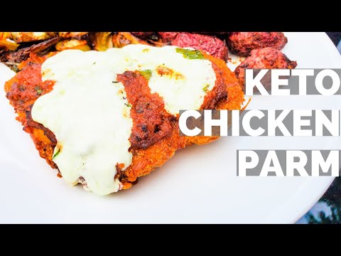 KETO CHICKEN PARMESAN | Easy Air Fryer Low Carb Recipe