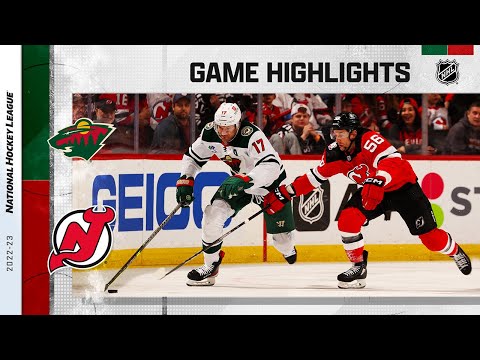 Wild @ Devils 3/21 | NHL Highlights 2023