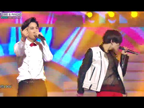 2014 MBC 가요대제전 - EXO와 샤이니의 댄싱머신! 카이+태민 Pretty Boy 20141231