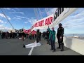 Protesters demanding ceasefire block San Franciscos Bay Bridge  - 01:29 min - News - Video