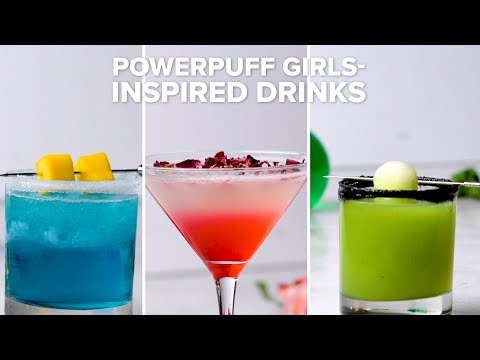 Powerpuff Girls-Inspired Drinks
