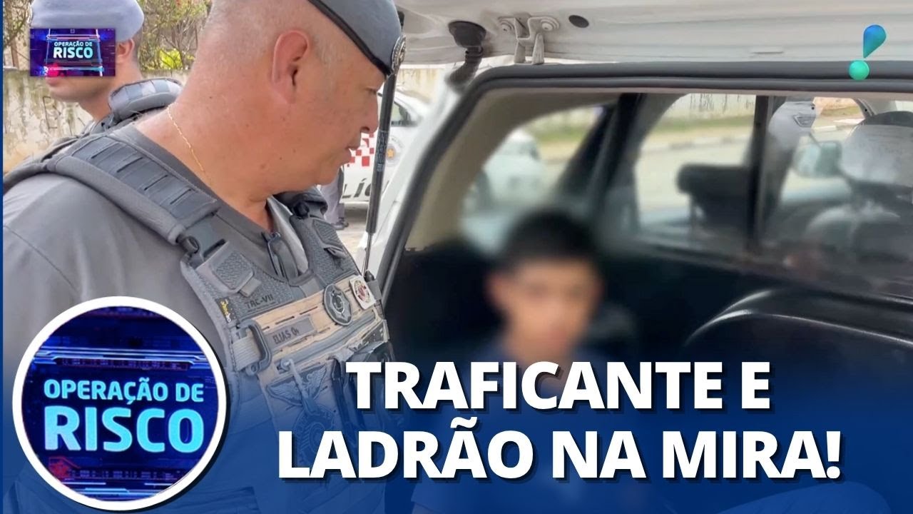 Tráfico e roubo polícia flagra comboio rumo à biqueira e prende ladrão de carro