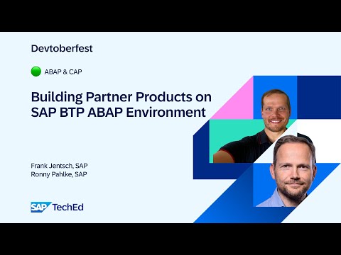 Building Partner Products on SAP BTP ABAP Environment