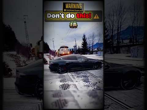 Train vs Car… You Won’t Believe the Ending! 😱🔥