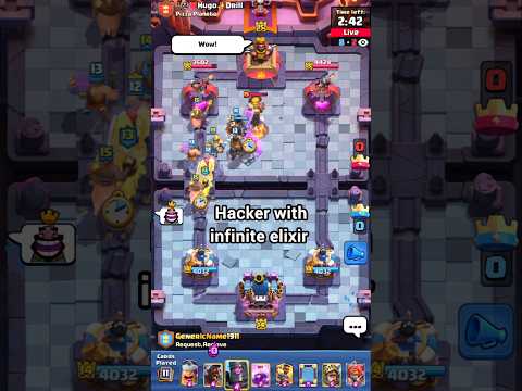 Infinite Elixir Theory Is Real (Clash Royale Hacker)