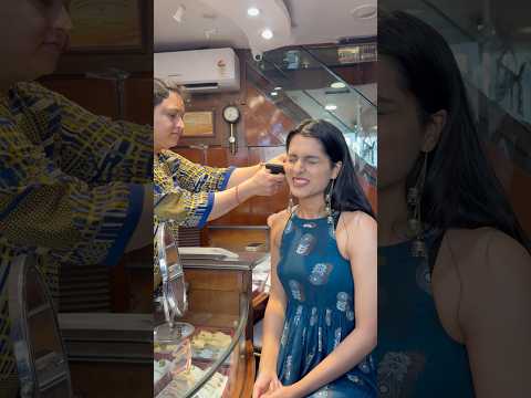 Got MY SECOND EAR PIERCING 😭 #piercing #minivlog #delhi #subscribe #vlog #like #studentlife