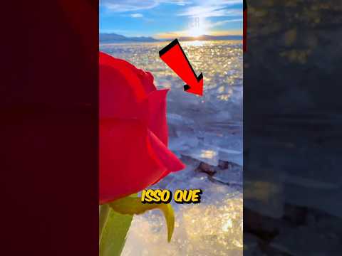 O LAGO Com ESCAMAS De GELO (créditos: 新疆纯玩旅行推荐-阿泽 no Douyin)
