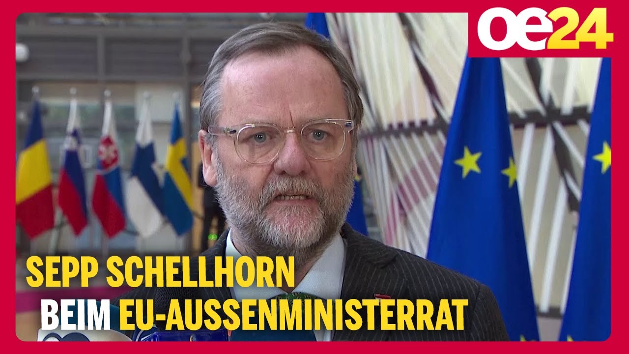 Sepp Schellhorn beim EU-Außenministerrat