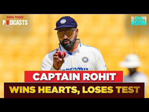 Bengaluru shocker! Test captain Rohit Sharma not as good as Virat Kohli? Sledging Room, S2, Ep 58