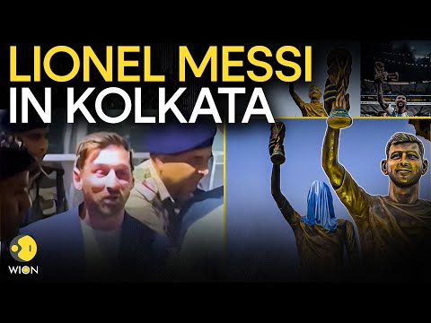 Lionel Messi in India LIVE: Lionel Messi Arrives in Kolkata, Fans Gather To See Football Star | WION