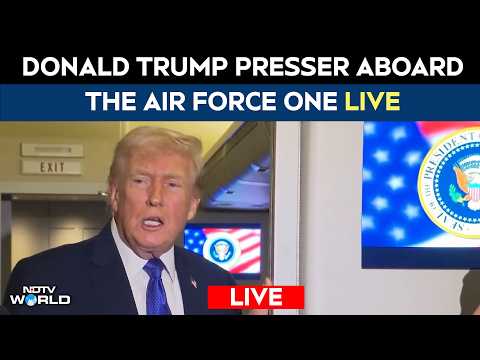 Donald Trump LIVE | Trump Press Conference LIVE | Air Force One | United States News