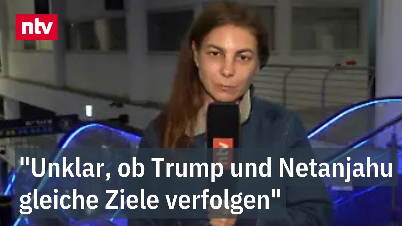 Blufarb: Bei Netanjahu steigt wohl die Nervosität - Israel besorgt über US-Kurs | ntv