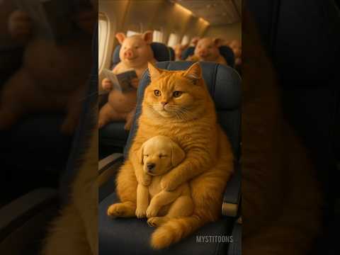 Sad Puppy 😢 A Silent Goodbye in the Sky #shorts #cartoonvideo #viralvideo