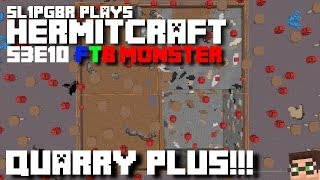 HermitCraft FTB Monster - Quarry PLUS! ( Minecraft Feed The Beast Let's Play ) S3E10