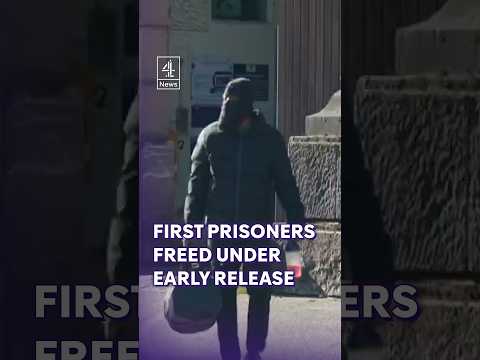 First prisoners freed under early release