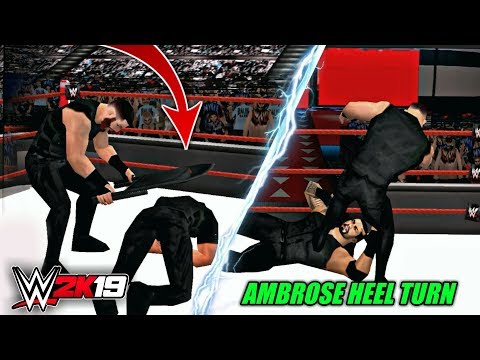 WWE 2K19: Dean Ambrose Turns On Shield | Ambrose Heel Turn Custom Story | RAW | BK WWE