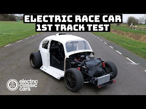 Tesla powered race car Ep10 - Track test