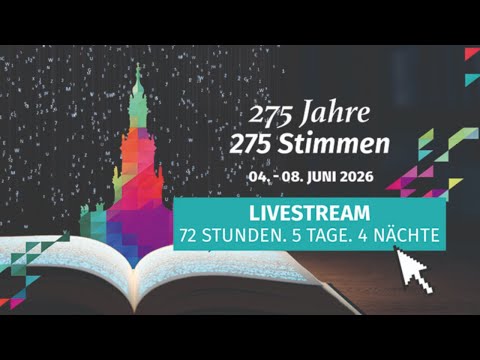 275 Jahre Hofkirche / Kathedrale Ss. Trinitatis Dresden I 06.06.26 22:00Uhr I Bibellesen Teil VIII