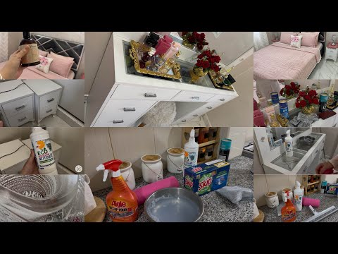   روتين تحفيزي💪تنظيف غرفتي رجعت تشعل💪بمنتوج لي راه داير حالة ✅ دائما نجبلكم الجديد 😍