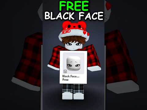 🤫FREE SECRET FACE ON ROBLOX! #roblox #freeitemsroblox #facesroblox