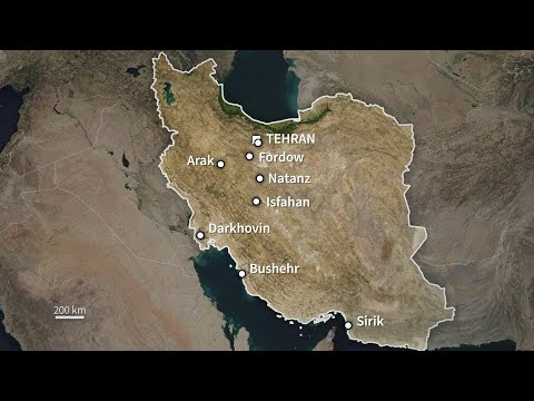 ANIMATED MAP - Main known sites of the Iranian nuclear programme | AFP