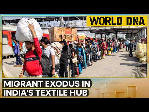Iran War: LPG Crisis Triggers Migrant Exodus in India's Textile Hub | World DNA News