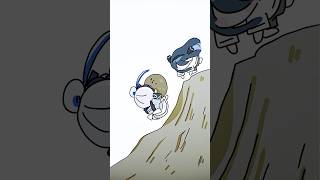코코넛이랑 뽀뽀했어요💙 #shorts #animation #vtuber