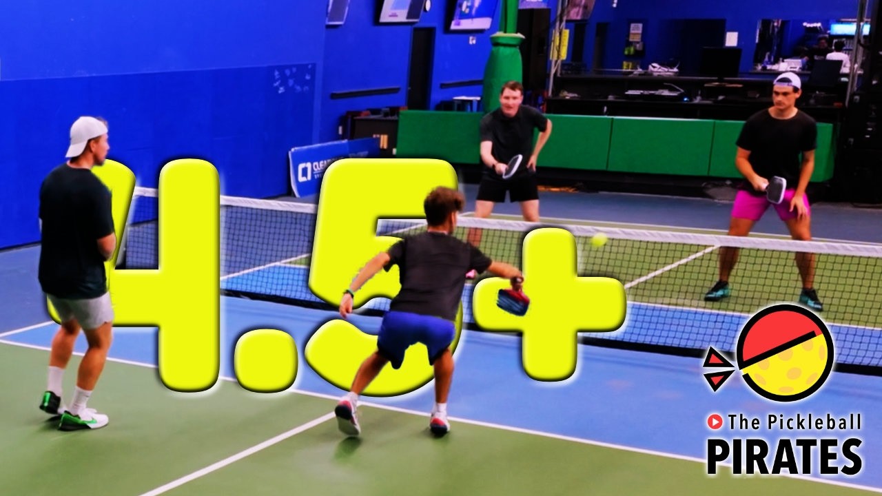 How Pickleball 4.5+ Men's Doubles Looks